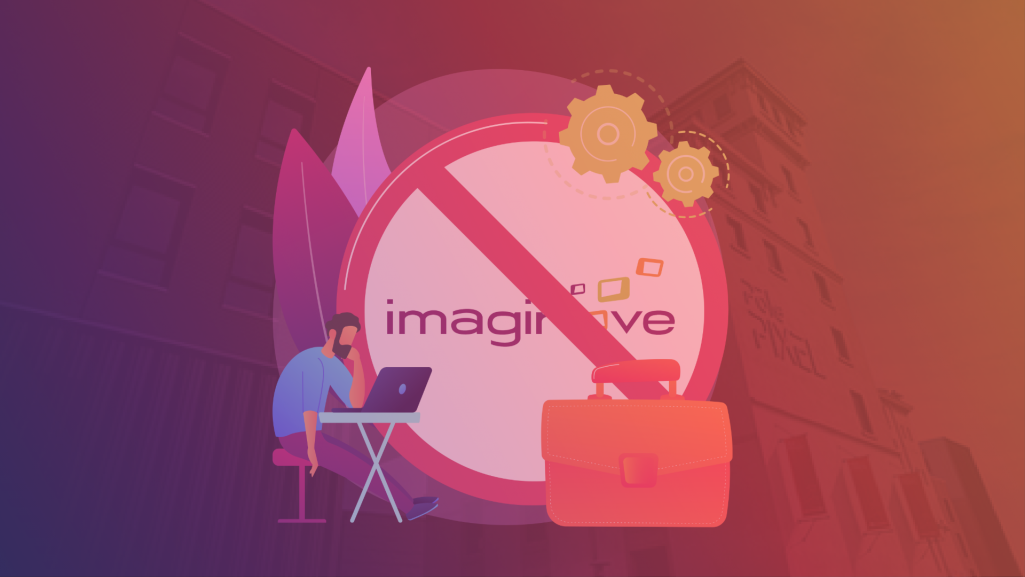 Imaginove le logo et un professionnel du jeu vidéo Imaginove le logo et un professionnel du jeu vidéo