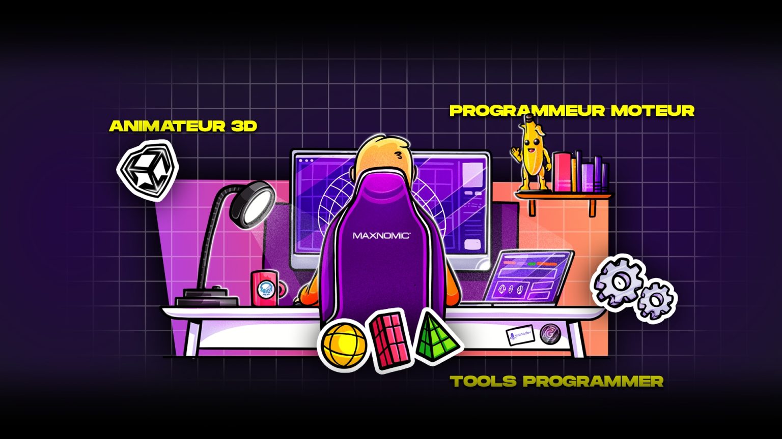 Métiers du jeu vidéo 140 fiches avec itw de professionnels des jeux vidéo