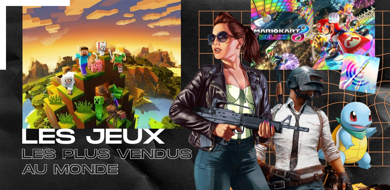 Les jeux vidéo les plus vendus au monde