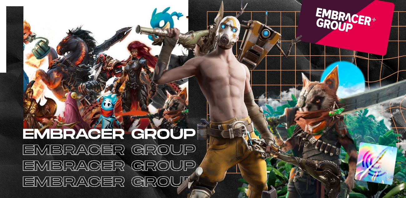 Des personnages de jeux réalisés par Embracer Group