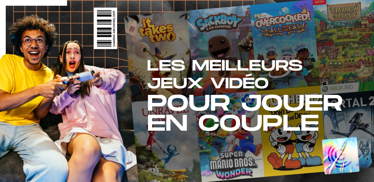 Une femme et un homme qui jouent aux jeux vidéo