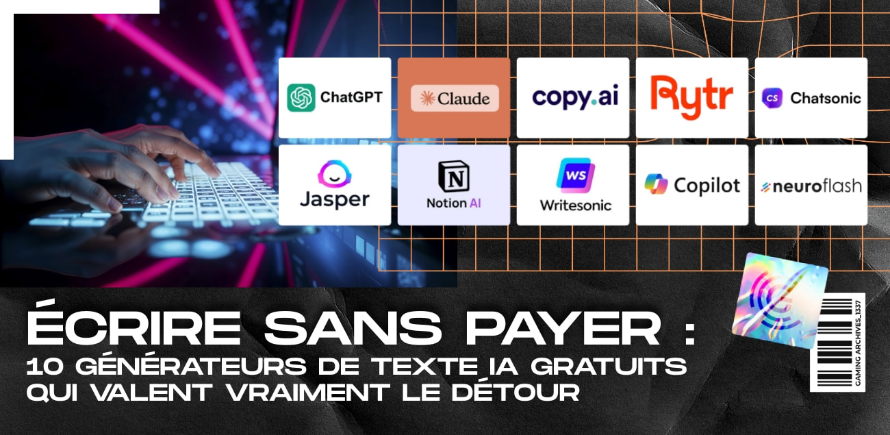 Écrire sans payer : 10 générateurs de texte IA gratuits qui valent vraiment le détour