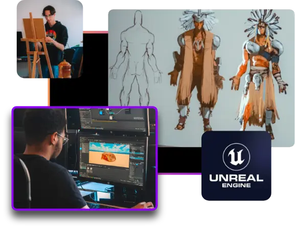 Nous formons les artistes capables de créer les univers visuels du jeu vidéo