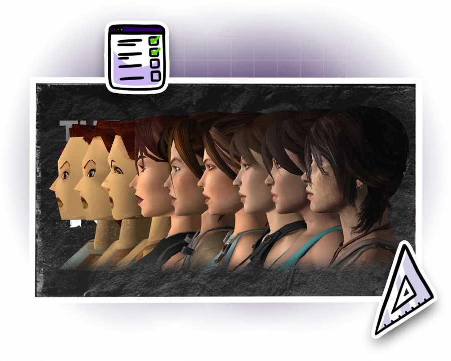 Evolution du personnage de Lara Croft