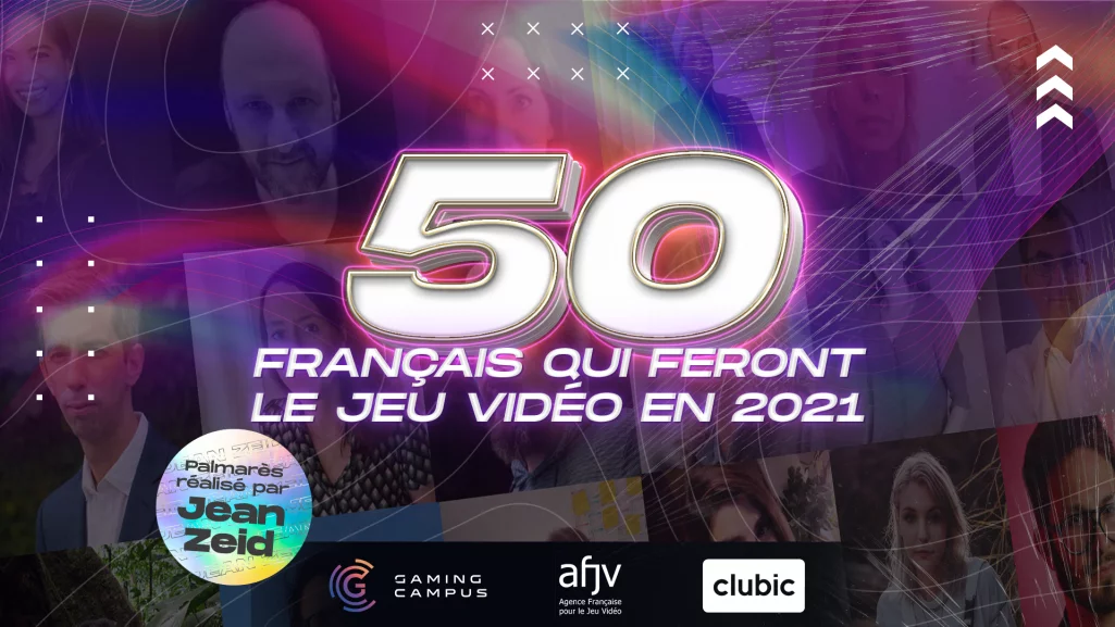 Logo des 50 français qui feront le jeu vidéo en 2021