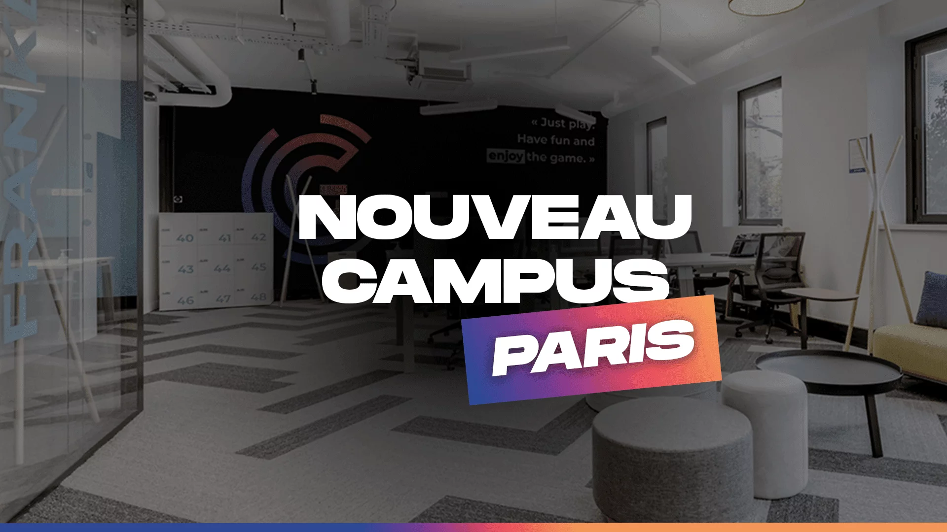 Gaming Campus Paris Header