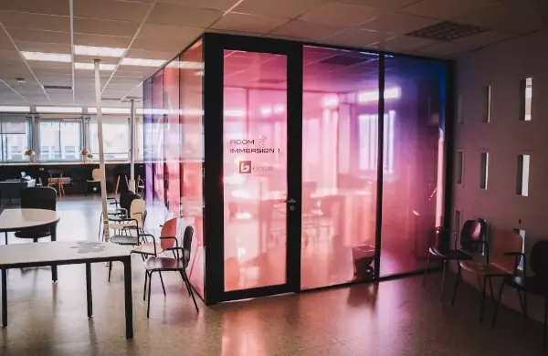 Photo d'une room immersion du campus de Lyon