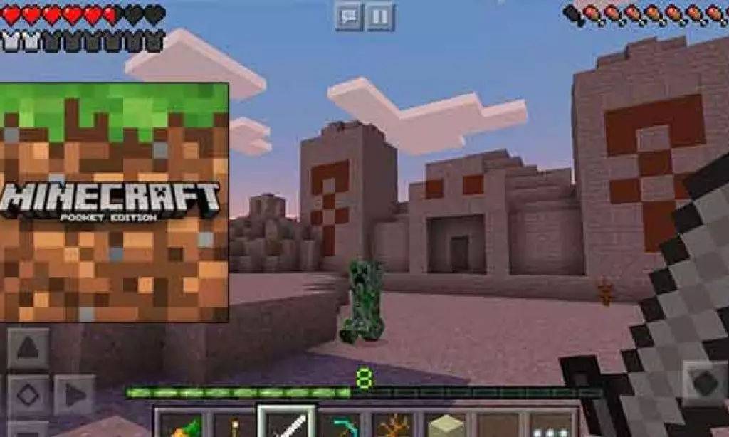 Capture d'écran du jeu vidéo Minecraft