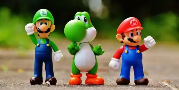 Figurines Mario, Luigi et Yoshi