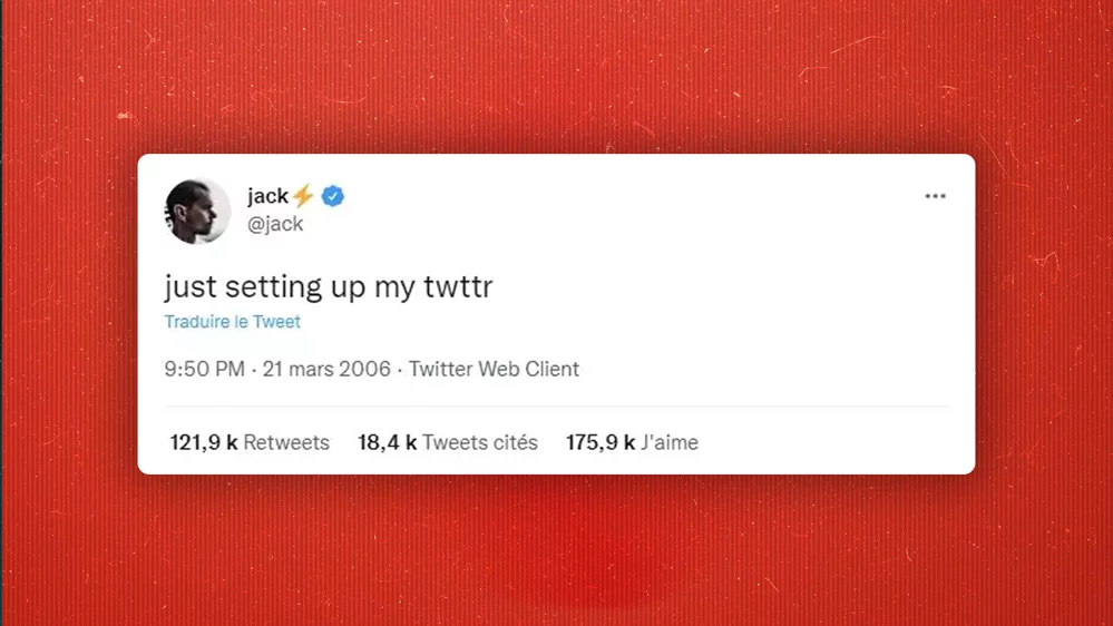 tweet de Jack Dorsay vendu 2,9 millions $ en NFT