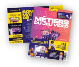 Toutes les fiches métiers disponibles dans le Guide des métiers du jeu vidéo