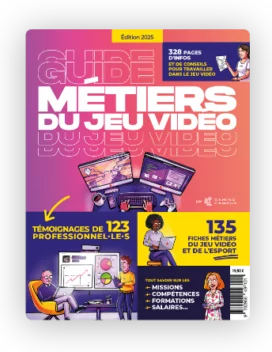 Toutes les fiches métiers disponibles dans le Guide des métiers du jeu vidéo