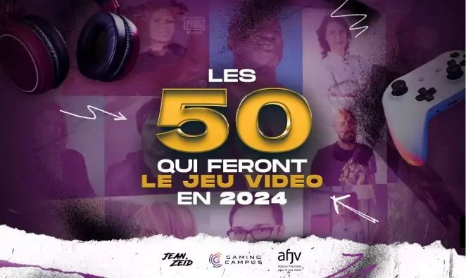 Les 50 Français qui feront le jeu vidéo en 2024