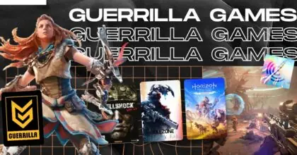 Logo de studio de jeu vidéo Guerrilla Games