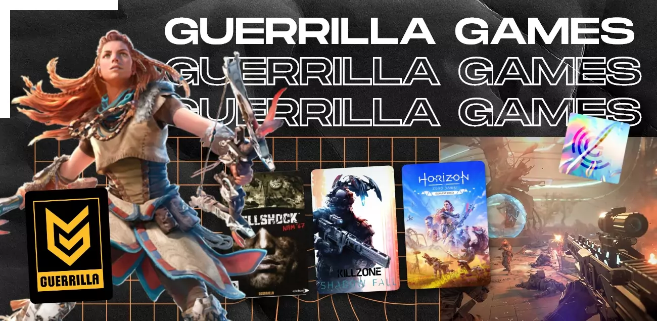 Logo de studio de jeu vidéo Guerrilla Games