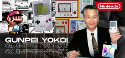 Photo de Gunpei Yokoi et de la game boy