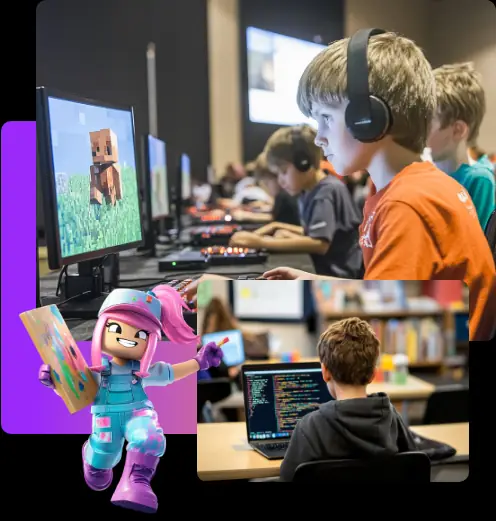 Stages Création de jeux vidéo 12/18 ans - Merci pour votre inscription !