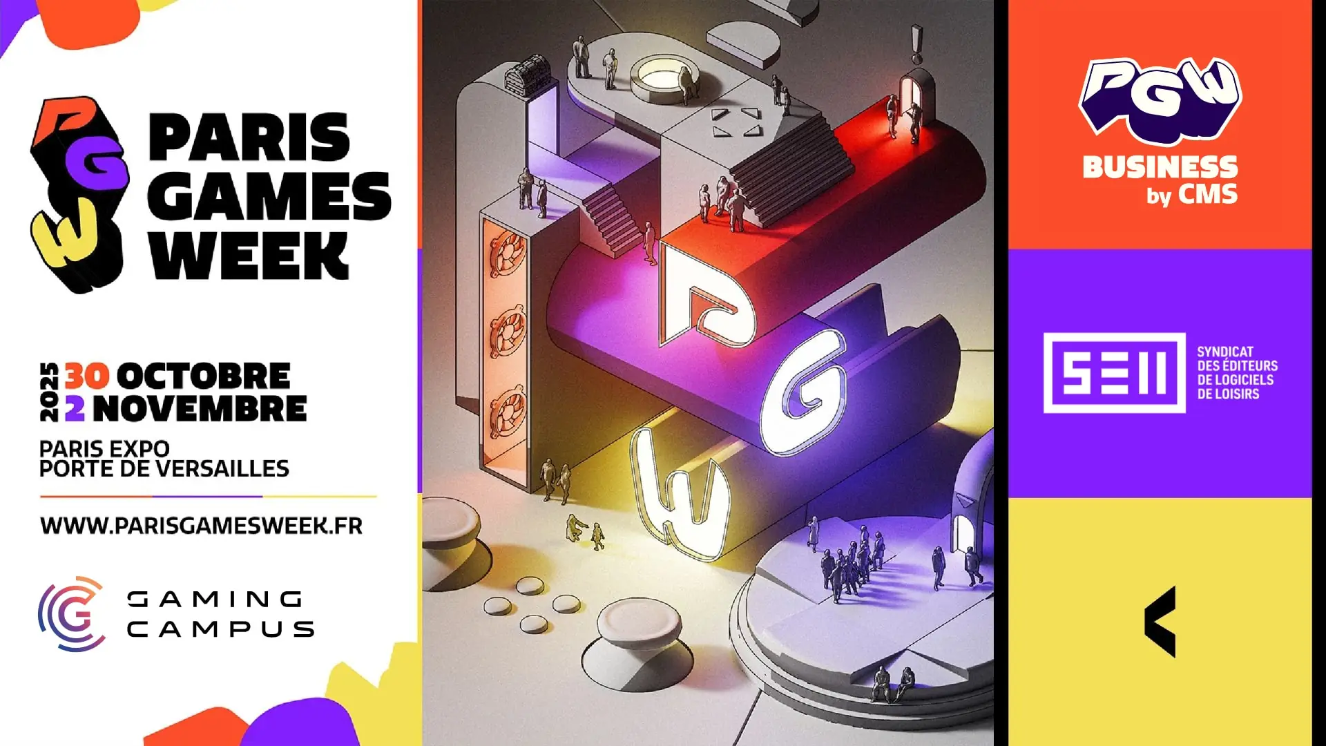 Pgw-2025-gaming-campus-article-header Gaming Campus, présent à la Paris Games Week 2025 et partenaire de l’espace « PGW Business by CMS »