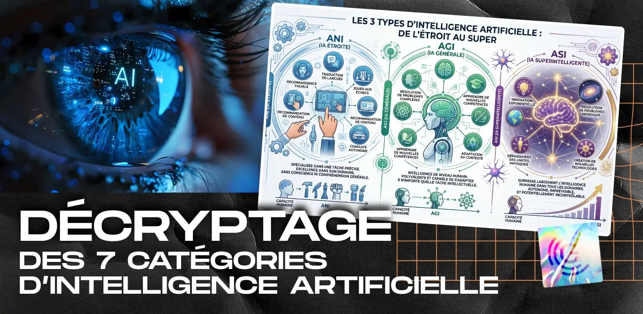 Décryptage des 7 catégories d’intelligence artificielle
